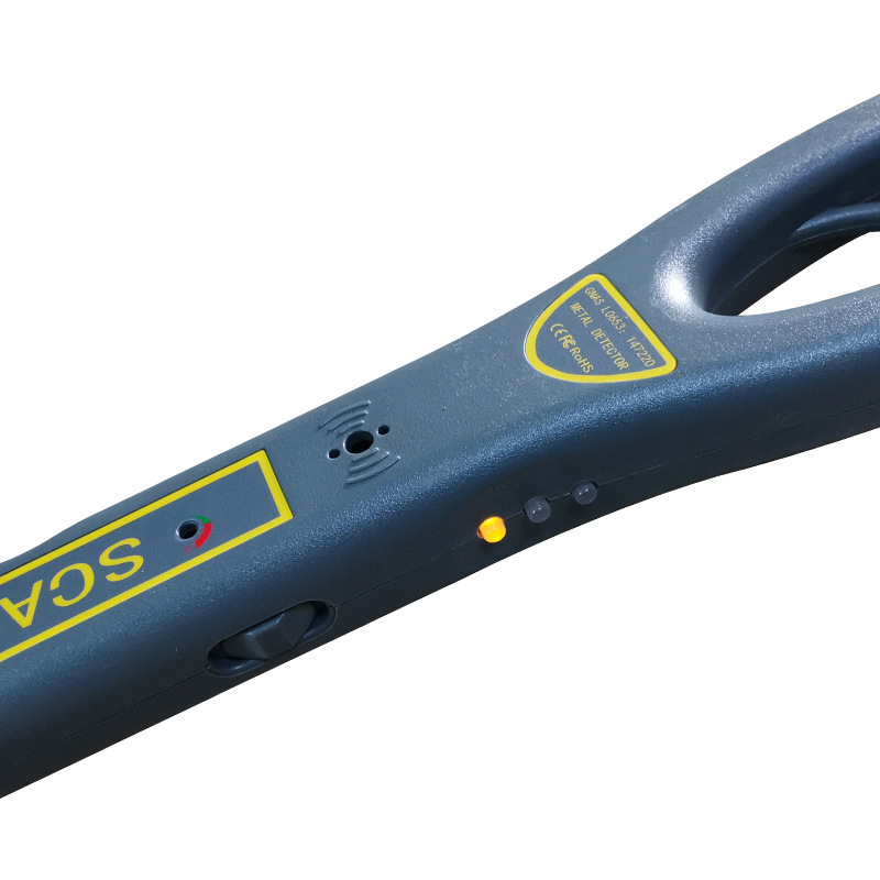 DS-08 hand-held metal detector, examination field, station security at timber mills.