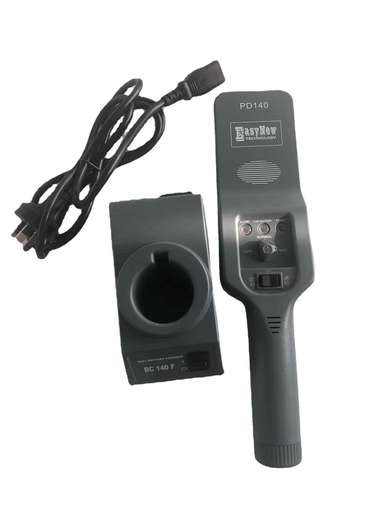 PD 140 with a metal detector, a high-sensitivity lighter detector.