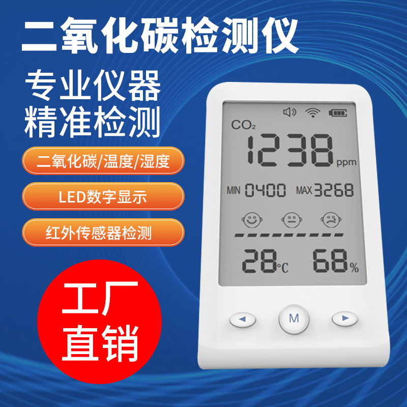 Tuya wifi carbon dioxide detector Air quality monitor