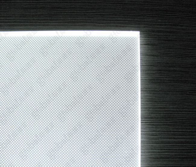 Laser-pointed LED high-transparent backlight optical Aclik panel processing