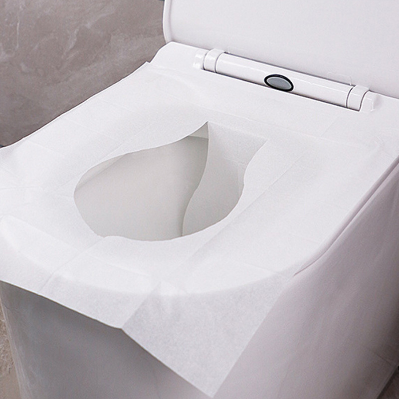 Pairs of one-time toilet mats are soluble in 24 bags of water.