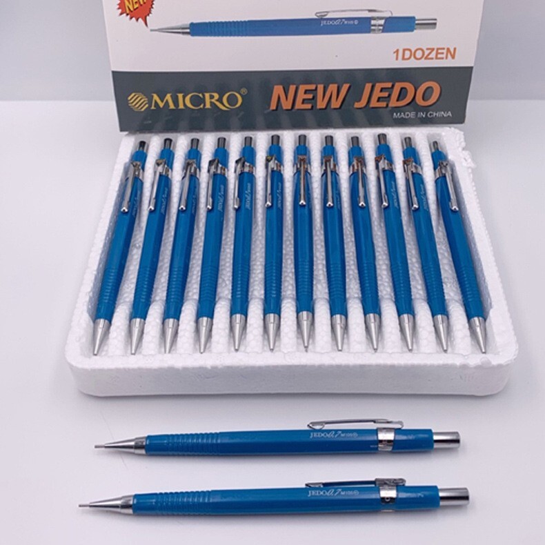 12 foam boxes with automatic pencils for student office activities, multi-specifiable, printable logo