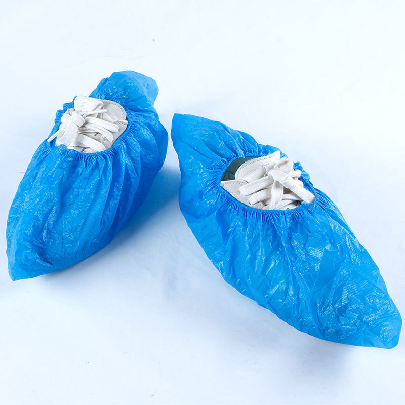 The manufacturer's spot distribution plus 4 grams of blue one-time CPE plastic shoe sets for housekeeping.