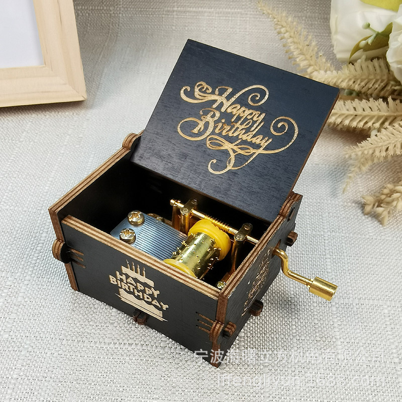 24-K Gold Handshake Music Box, Happy Birthday Harry Potter, Sky City Creative Gift