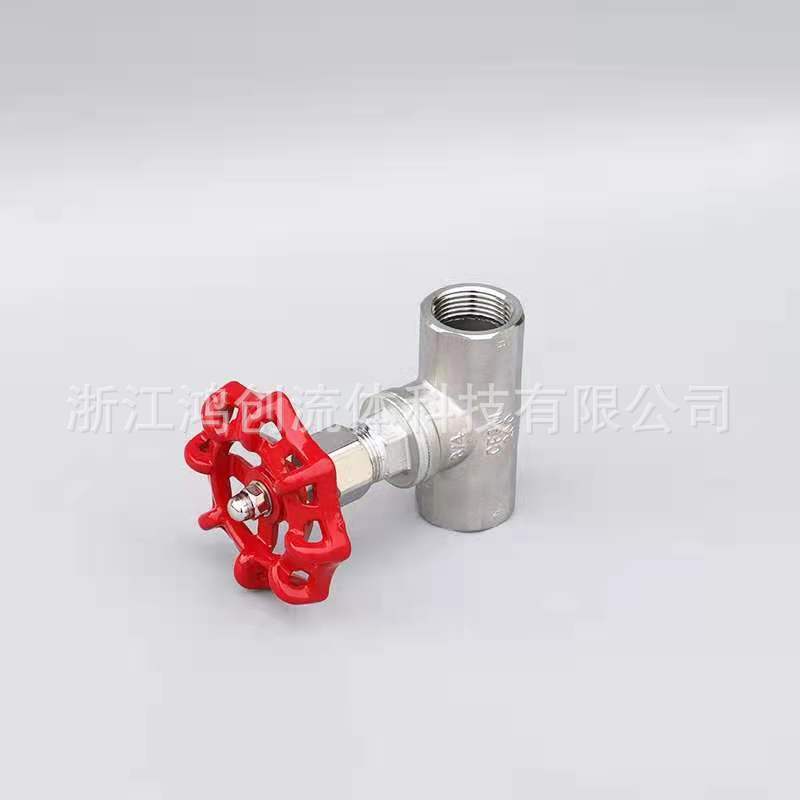 Directly provided hand-held 304/316 stainless steel screwdriver straight through valve switch J11W-16P