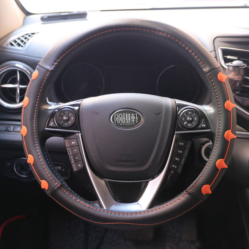 Cross-border car steering wheel with a sweat truck and a four-season general steering wheel protection kit.