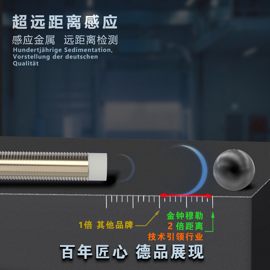 High-temperature convulsive and telepathic close to switch sensor M12 anti-disruption strong M12 sensitive reactor