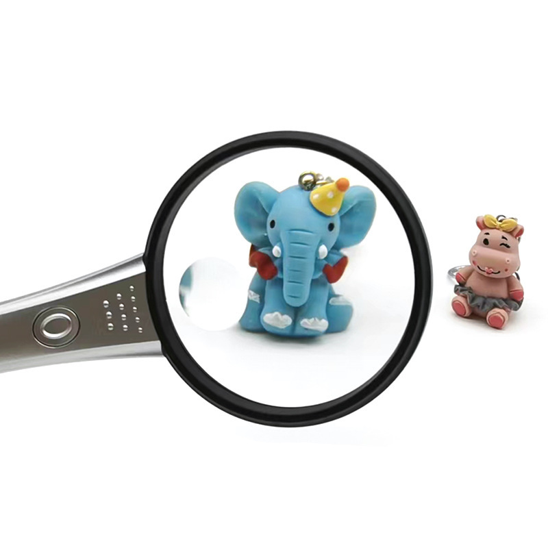 Hand-held magnifier old man read hand-held magnifier tape LED with light magnifier one by one