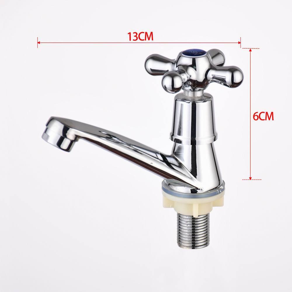 Cross-border processing of Zinc Alloy single-panel tap bathroom inter-basket spiral switch short foreign trade