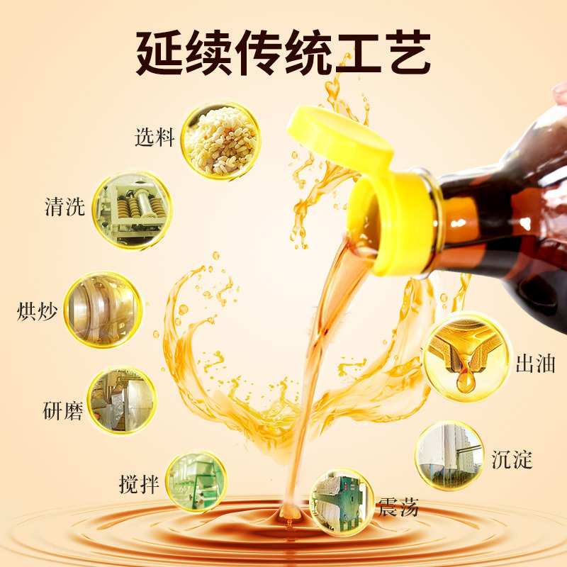 500 ml of pure sesame oil in wood springs/ vials of small silt oils and silt oil