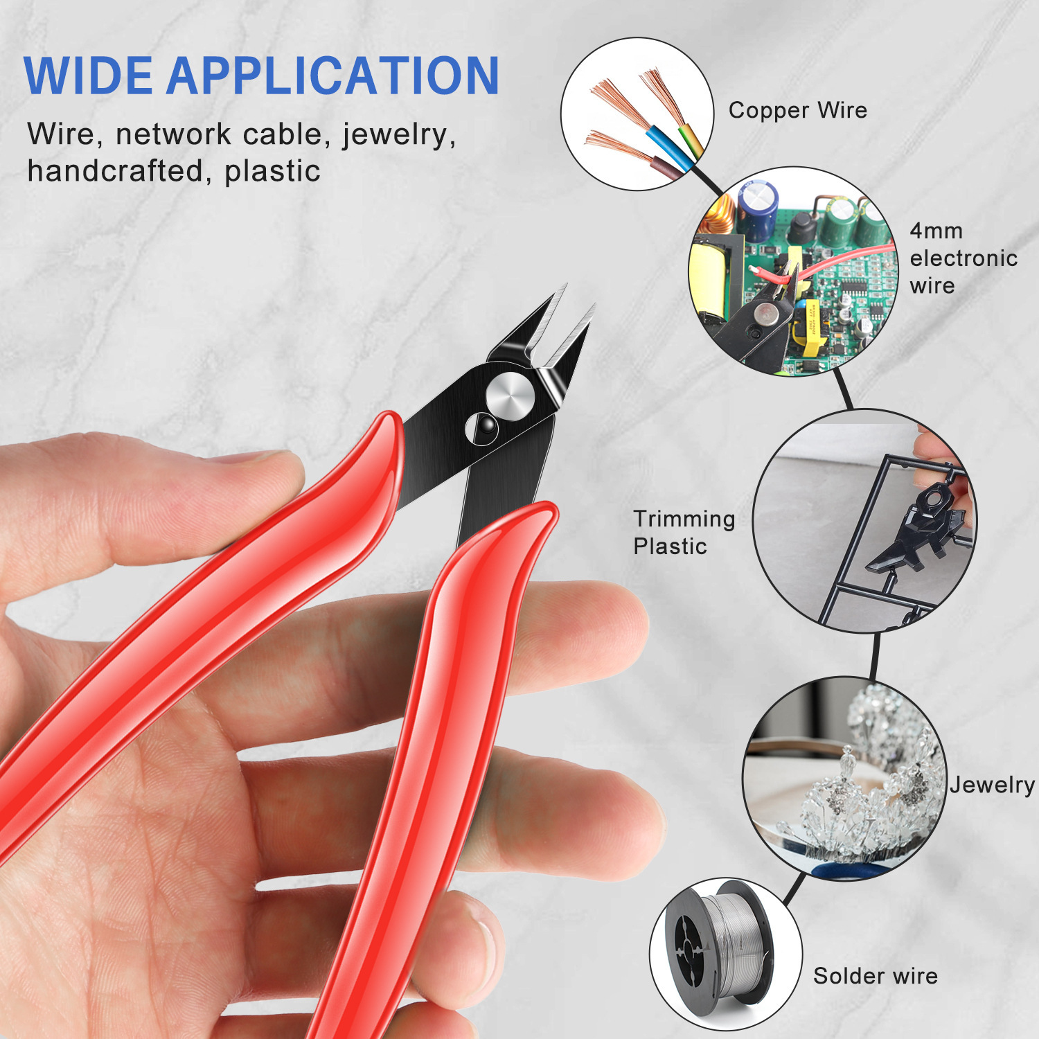 Cross-border new 170-inch electroclare 5-inch industrial-grade water-plier model clippings and slashing.