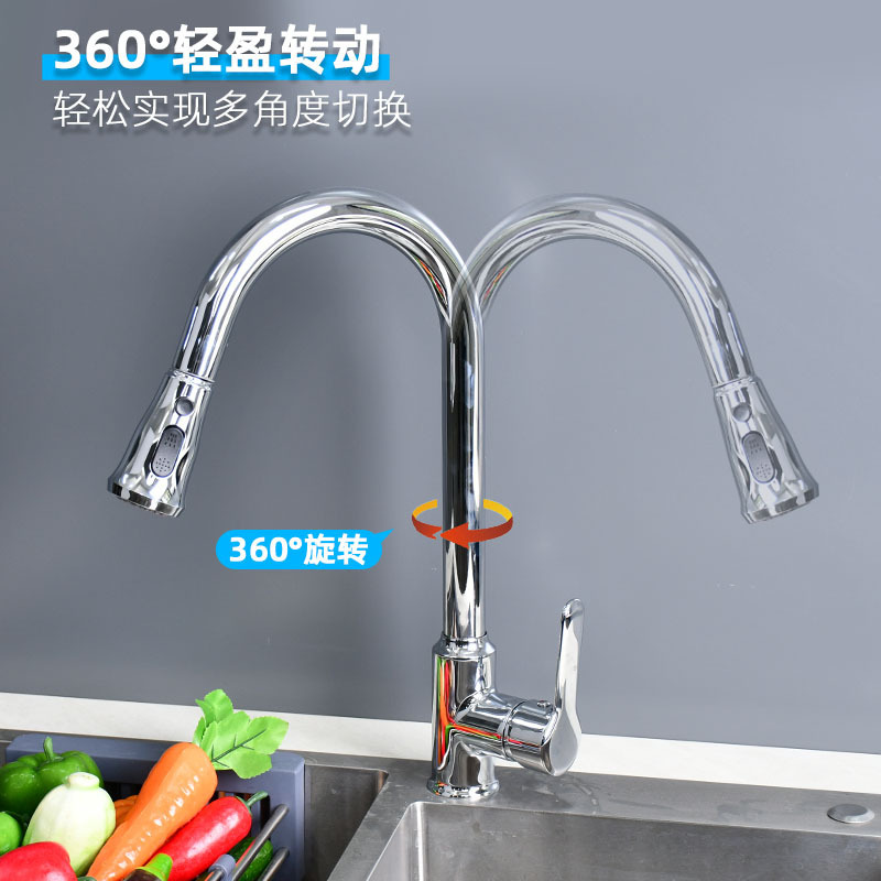 The kitchen pumps the taps, scalds the cold and hot water.