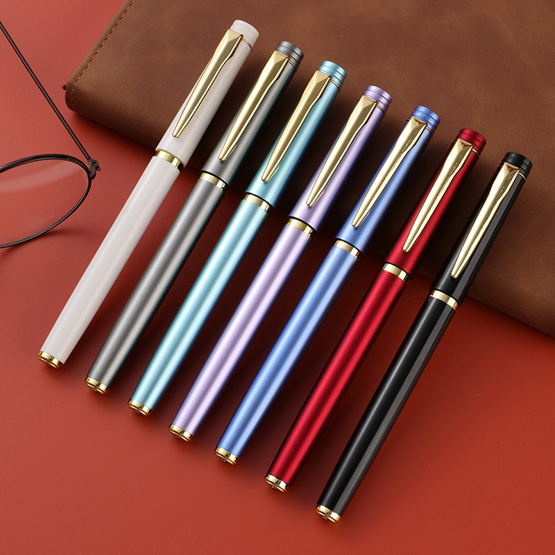 Advertisement pens with LOGO high-end business signature pens, personal metal sense pens in office gifts