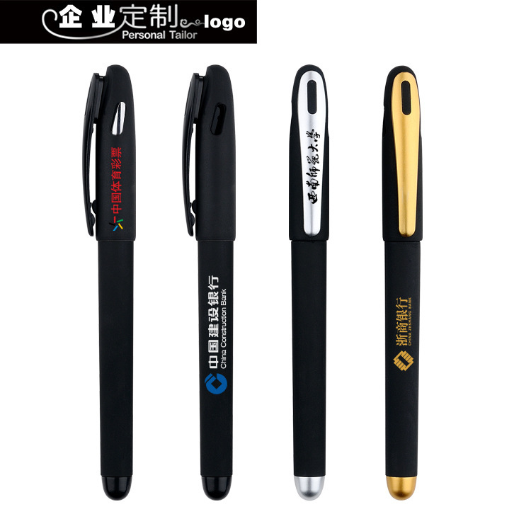 Creative and neutral office stationery promotion plastic signature pens can be printed with a LOGO manufacturer to sell a low-cost wholesale