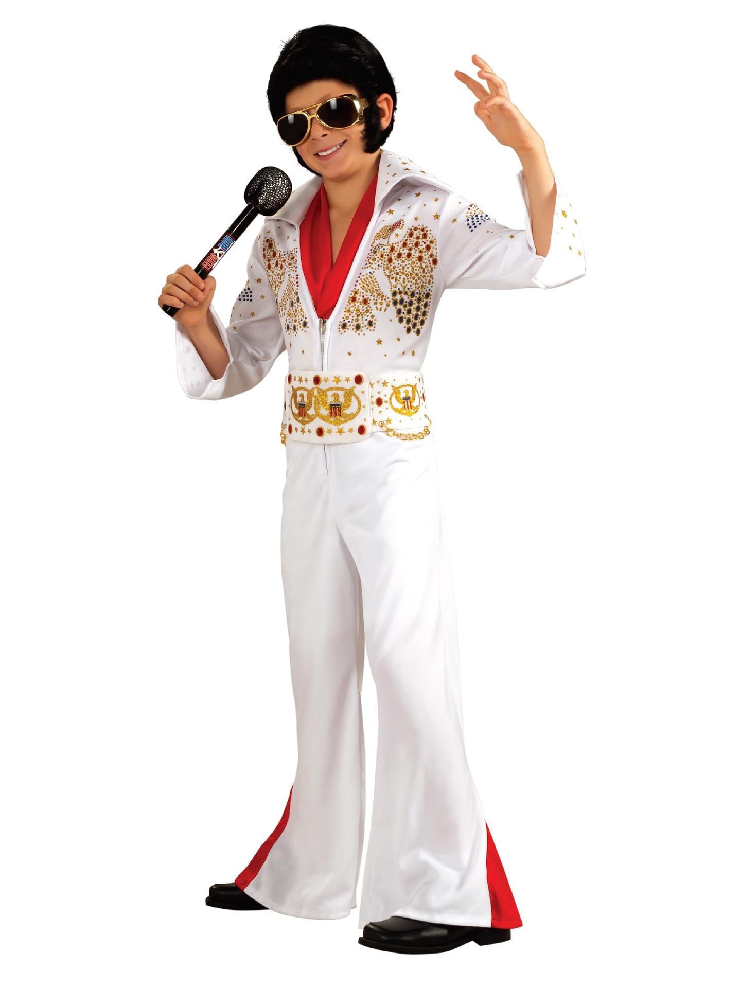 "Hallow's 2024 nhạc rock mới của Châu Âu, Elvis Cosplay, chơi bài "The Dance King."