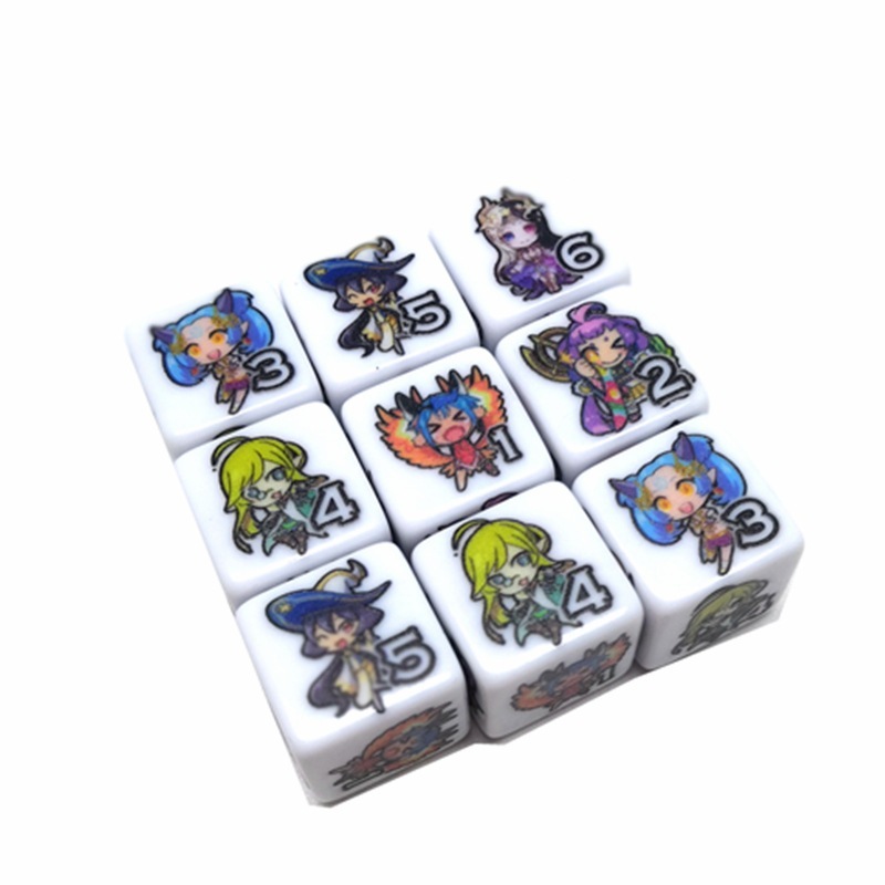 It's custom-made Acrete plastic dice printing dice.