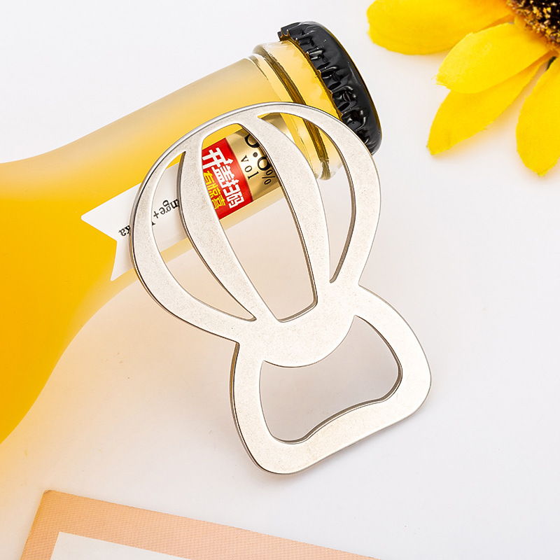 Creative advertising campaign promoting the bottle opener wedding and the little balloon opener.