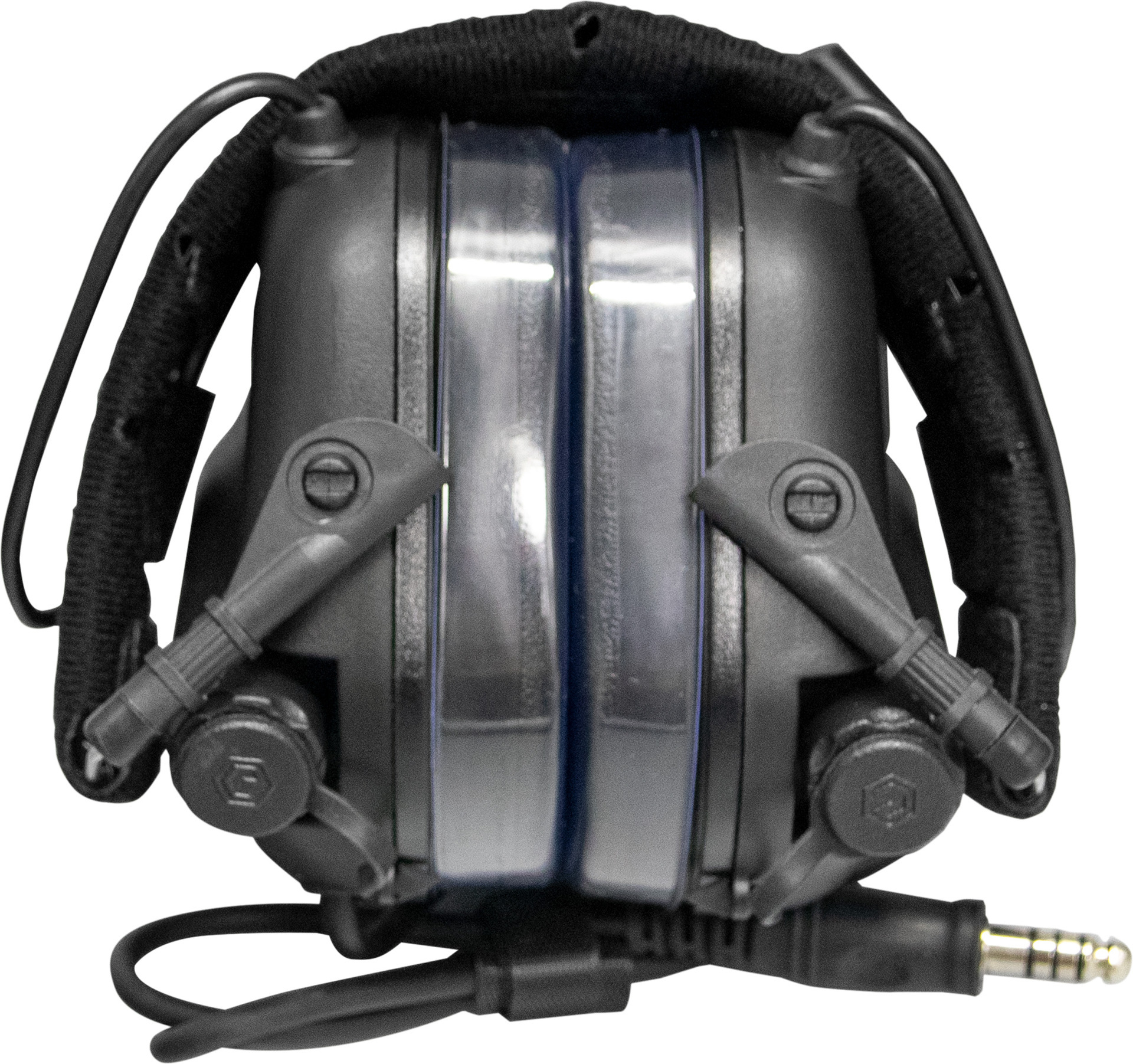 EARMOR-style tactical-fired, electronic-protected headphone noise-proofing microphone-mitigated hearing protection