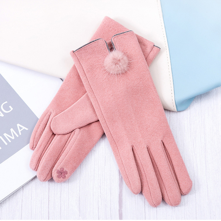 Fashion-Handing Gloves, wind-proof wrist-touching finger-pointing.