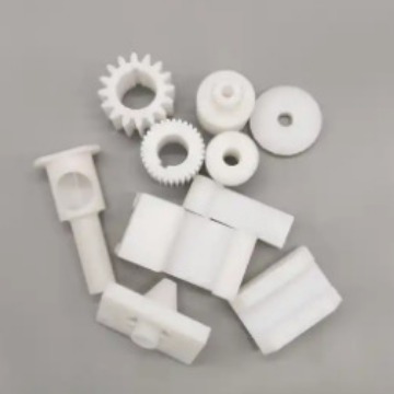 Custom-oriented nylon fittings for high-density plastics