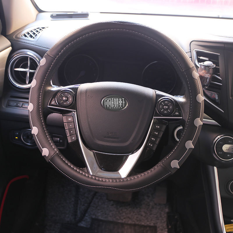 Cross-border car steering wheel with a sweat truck and a four-season general steering wheel protection kit.