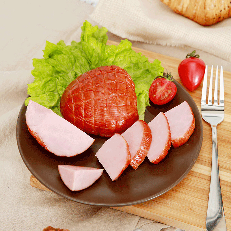 Hương thơm mà không có xúc xích tinh bột sẵn sàng ăn 350 G cho bữa trưa.