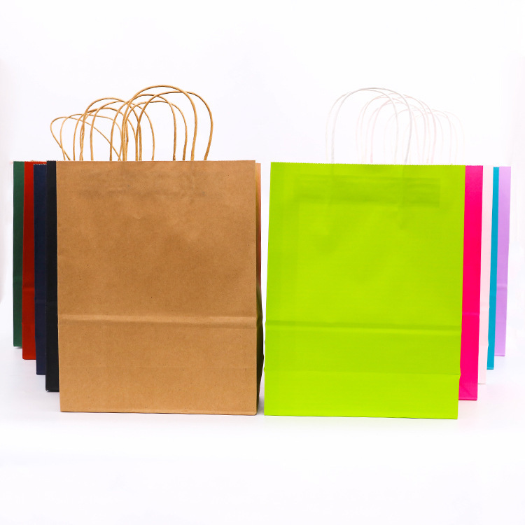 Paper bags issued in bulk, colour-colored, paper-covered and customised cosmetic bags