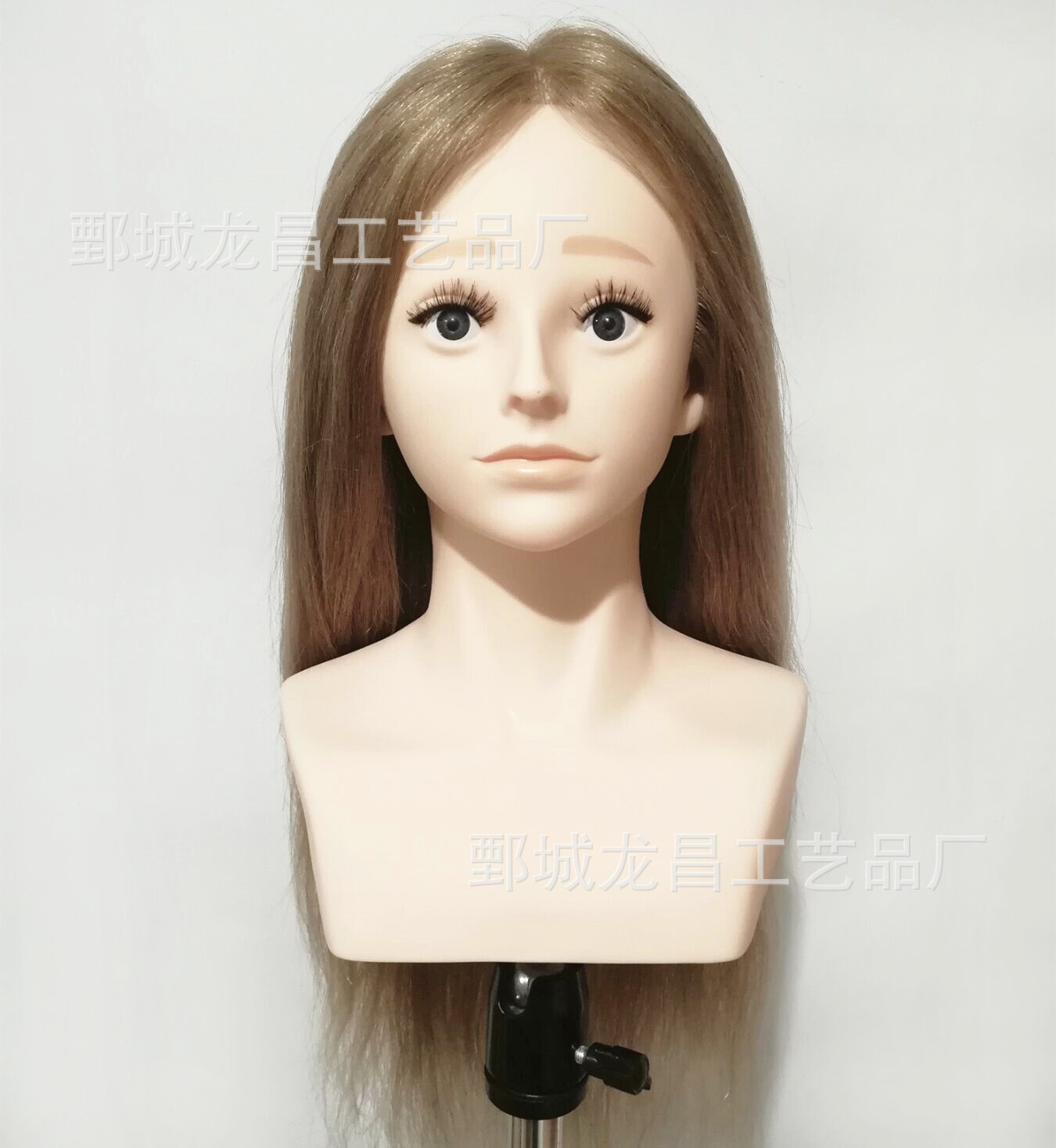 The factory sells 22 inches of all-person hair #27 #240g shoulderhead model, half-body head model.