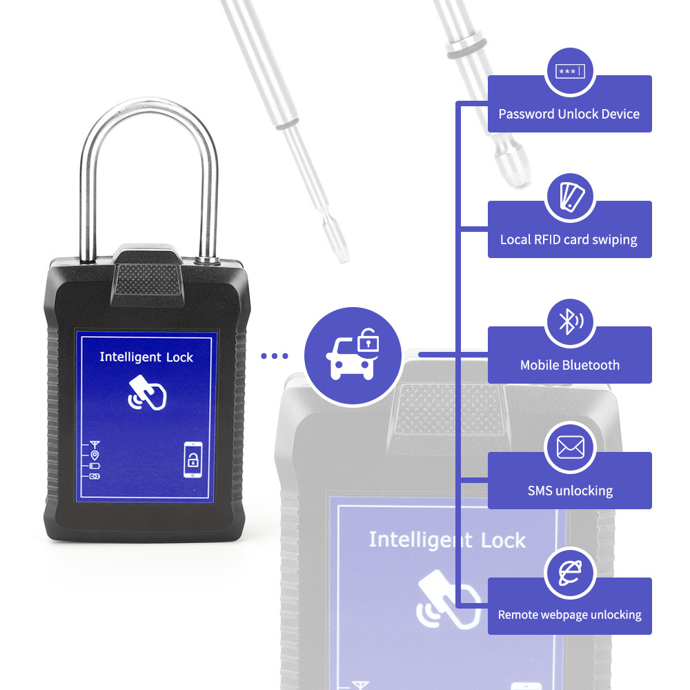 gps electronic smart location lock logistics lock, remote locking of container locks in customs containers