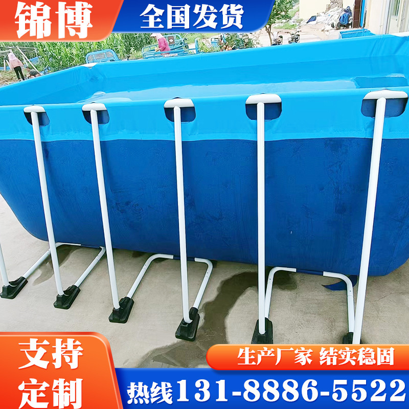 Customization of sewage treatment reservoir in inflatable water park equipment for the construction of a large stand-up pool swimming pool