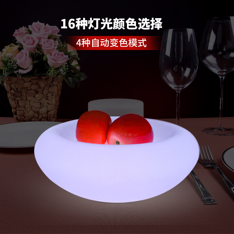 New LED plastic PV remote control for seven colour colour-changed bar decorated living room fruit dishes.