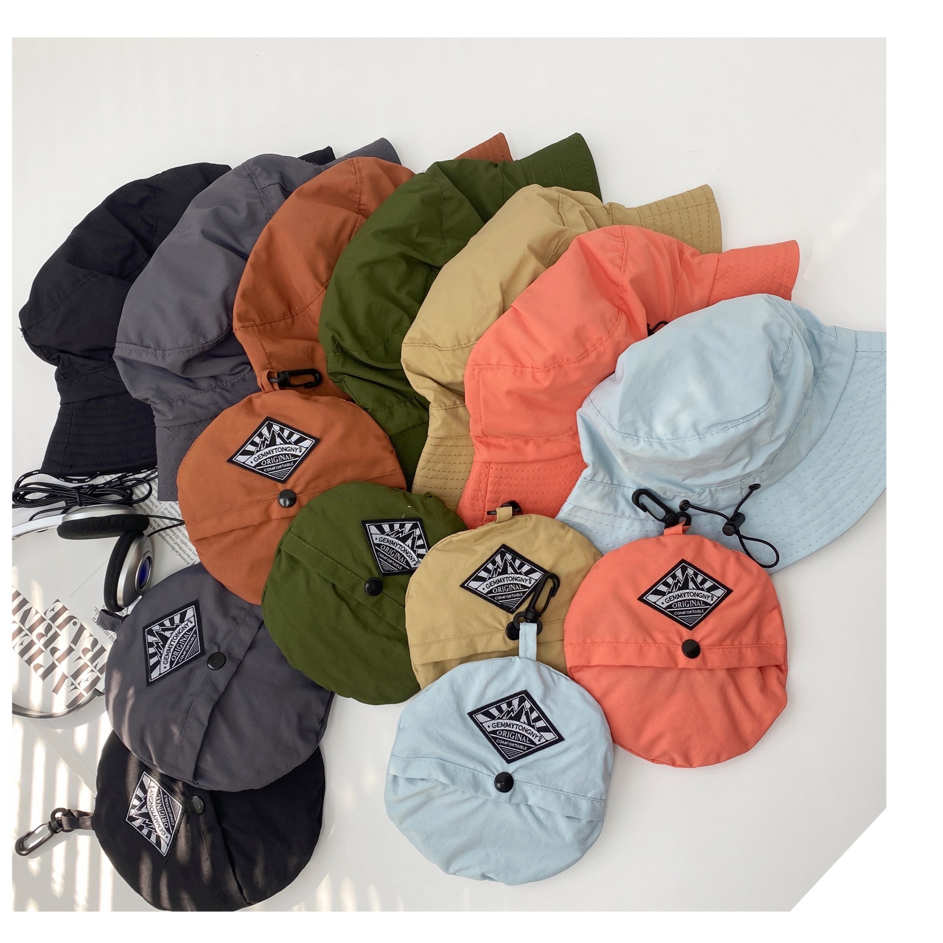 Water-proof fisherman hats can be used for summer bun hats, short-scrambled out-of-the-scene caps.