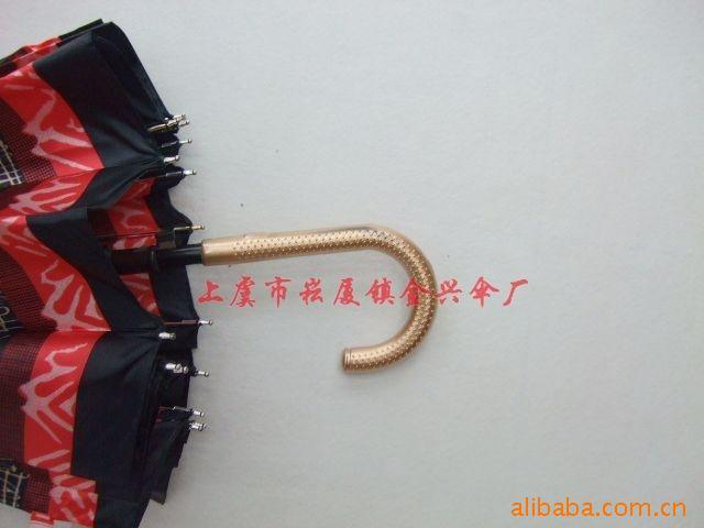 供应55工分16片自动色丁伞 外贸伞 广告伞 雨伞