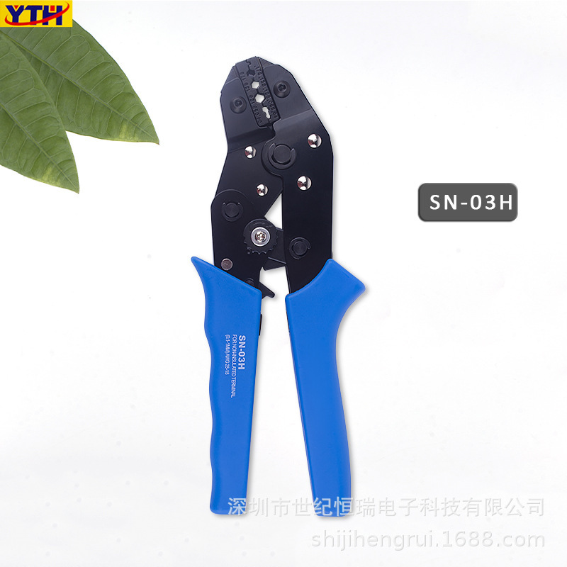 SN-03H电缆端子压线钳冷压钳压接同轴电缆专用工具压接钳跨境专供