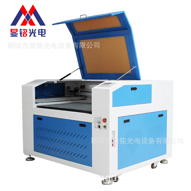 Leather fabric laser slicing machine, Akri laser carving cutter, small laser sculptor for crafts.