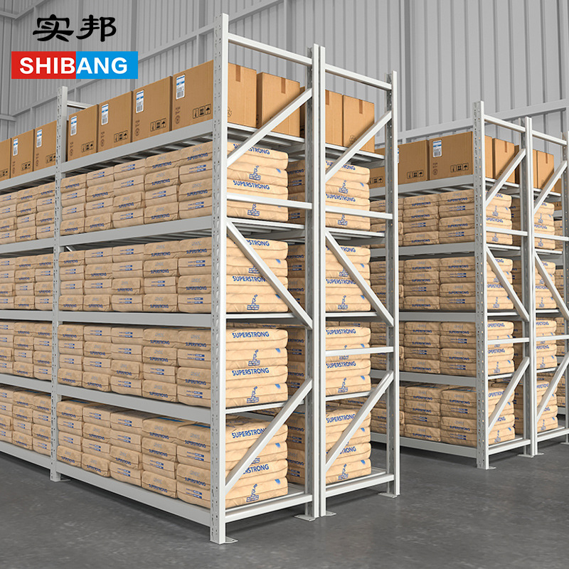 Field shelf warehouse storage shelf plus thick shelf gray medium shelf multilayer 300KG