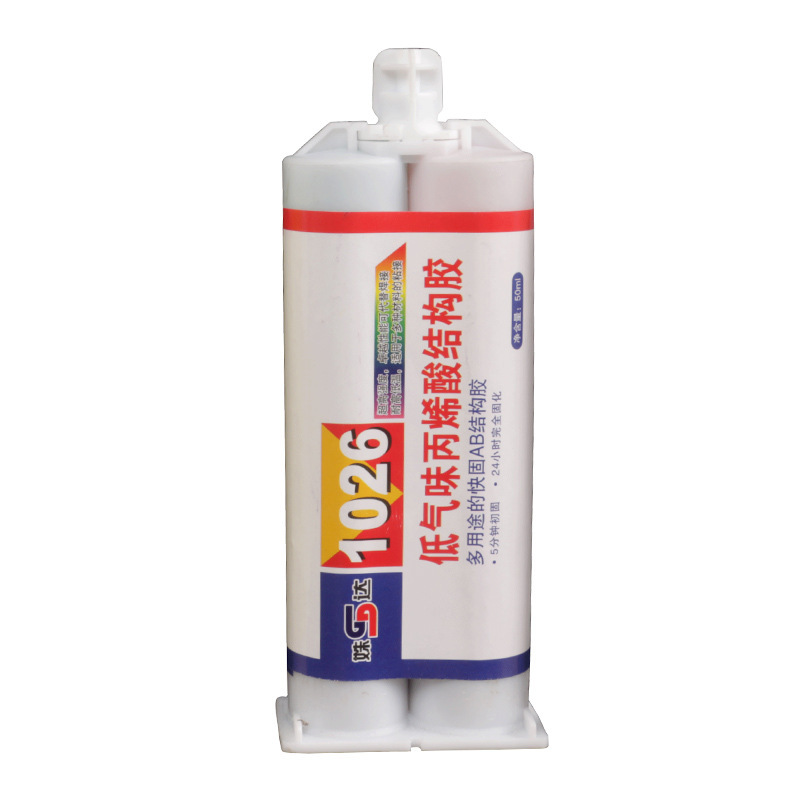 1026 Low acrylic acrylic structures AB glue, weld strength glue, 5-minute structure glue.