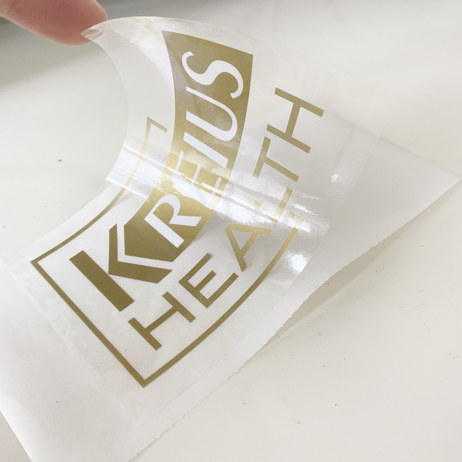 Colorfield's translucently inverted, instant transfer film.