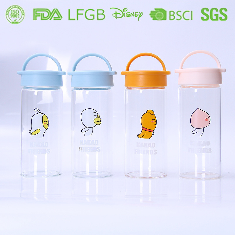 The Korean ass-toe glass, the cute student water cup, will be distributed with the hand-to-hand children.