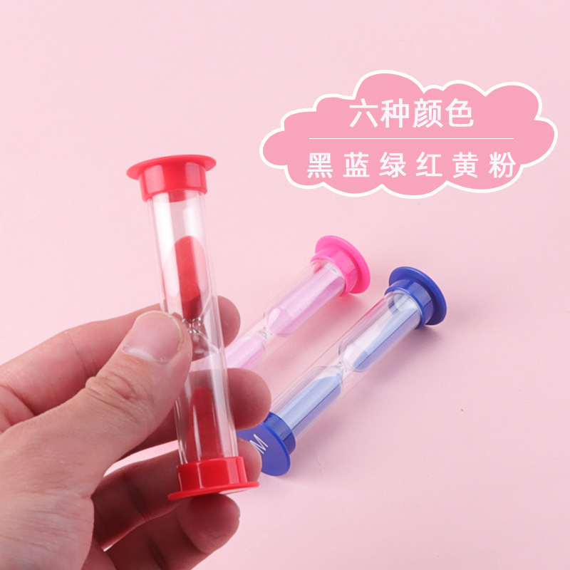 定製計時防摔小沙漏套裝彩色塑料學生禮物沙漏計時器擺件伴手禮品