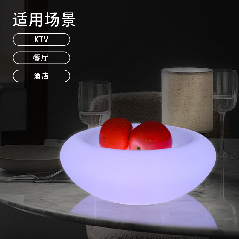 New LED plastic PV remote control for seven colour colour-changed bar decorated living room fruit dishes.