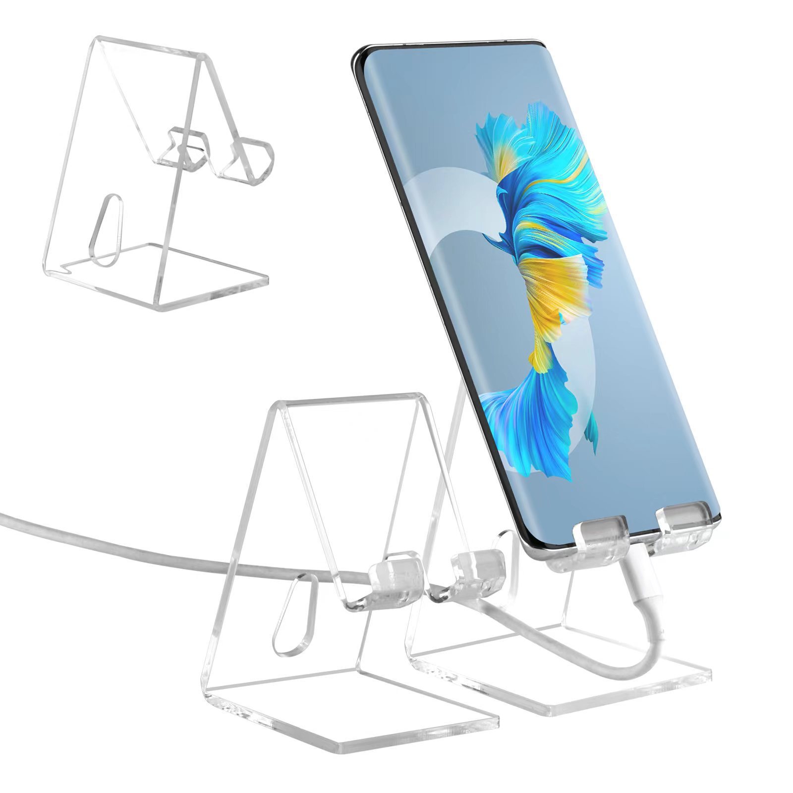 Customize the Amazon's cross-border desktop showstand phone to display the Acryshow cell phone stand