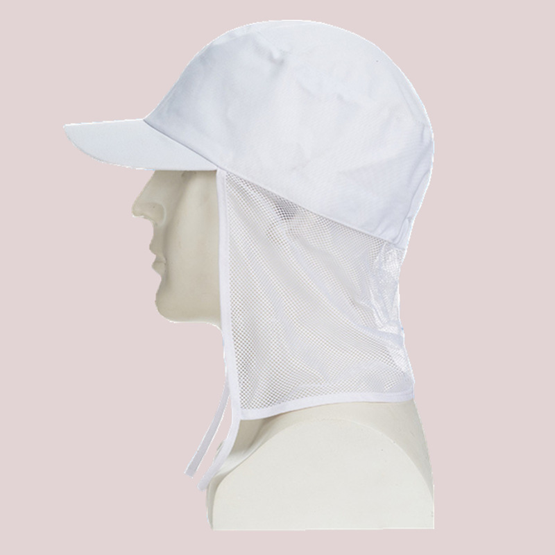 Food factory job hats, sanitary hats, dust workshop hoods, white food hats for men and women