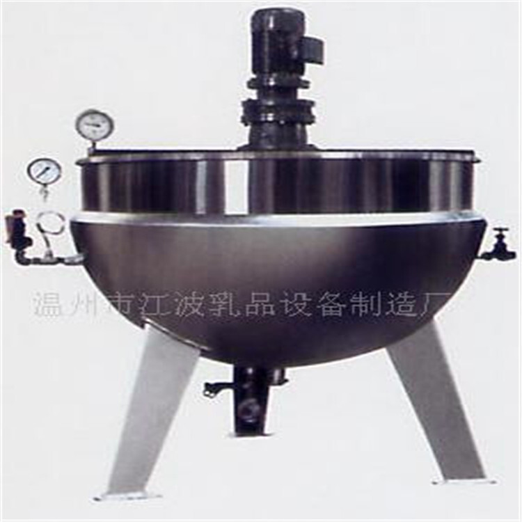 The stainless steel-coated pan, the electric heat-heated pan mixer, the food machine.