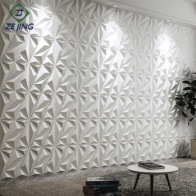 3d wall set-up in three-dimensional floors of the Pvc bedroom for the distribution of television background wall decorations