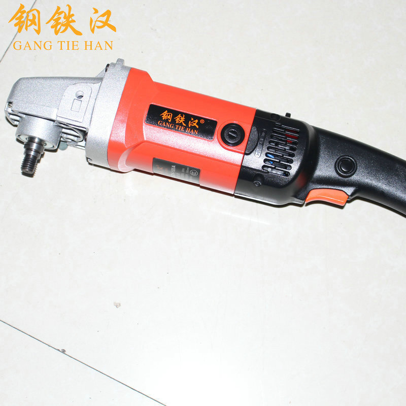 Steel man hand-held polisher power 220V speed polisher floor furniture car beauty projector