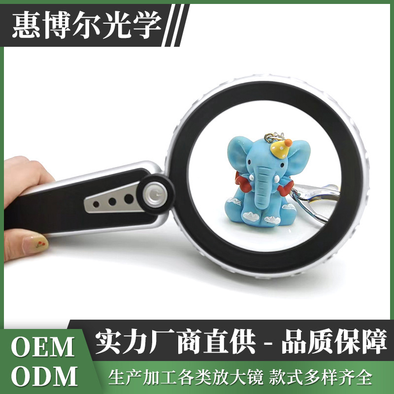 Magnifying mirrors 12LED loop lights, three-stage light single lens double lens charged battery HZ-90 series