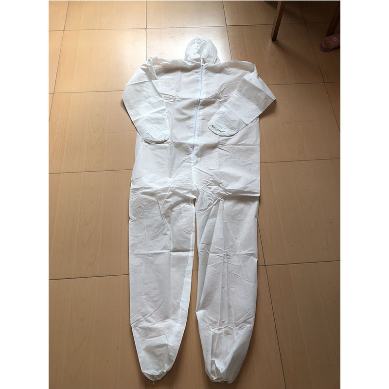 One-time blue-coated pneumatic membrane anti-shot clothing plant SMS unswiped protective clothing