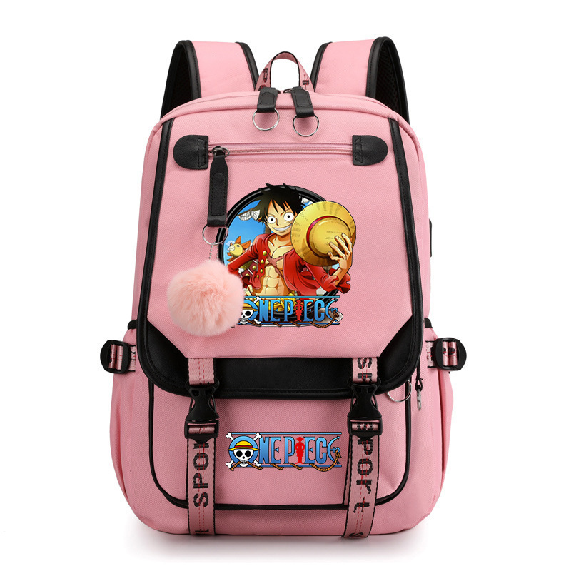 One piece around, double shoulder backpack.