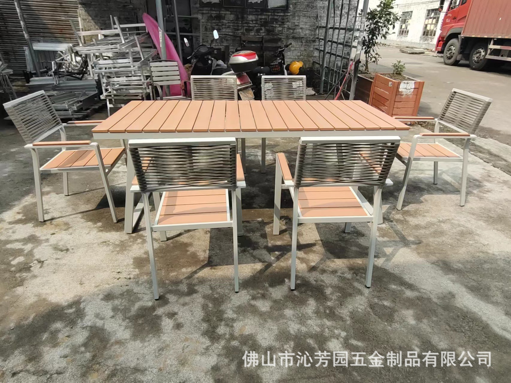 Outdoor tables and chairs combined with teawood tables and chairs packed with leisure tables and coffee tables and chairs processed outdoor leisure tables and chairs